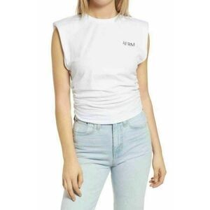 AFRM - Billie Side Ruched Crop Tank